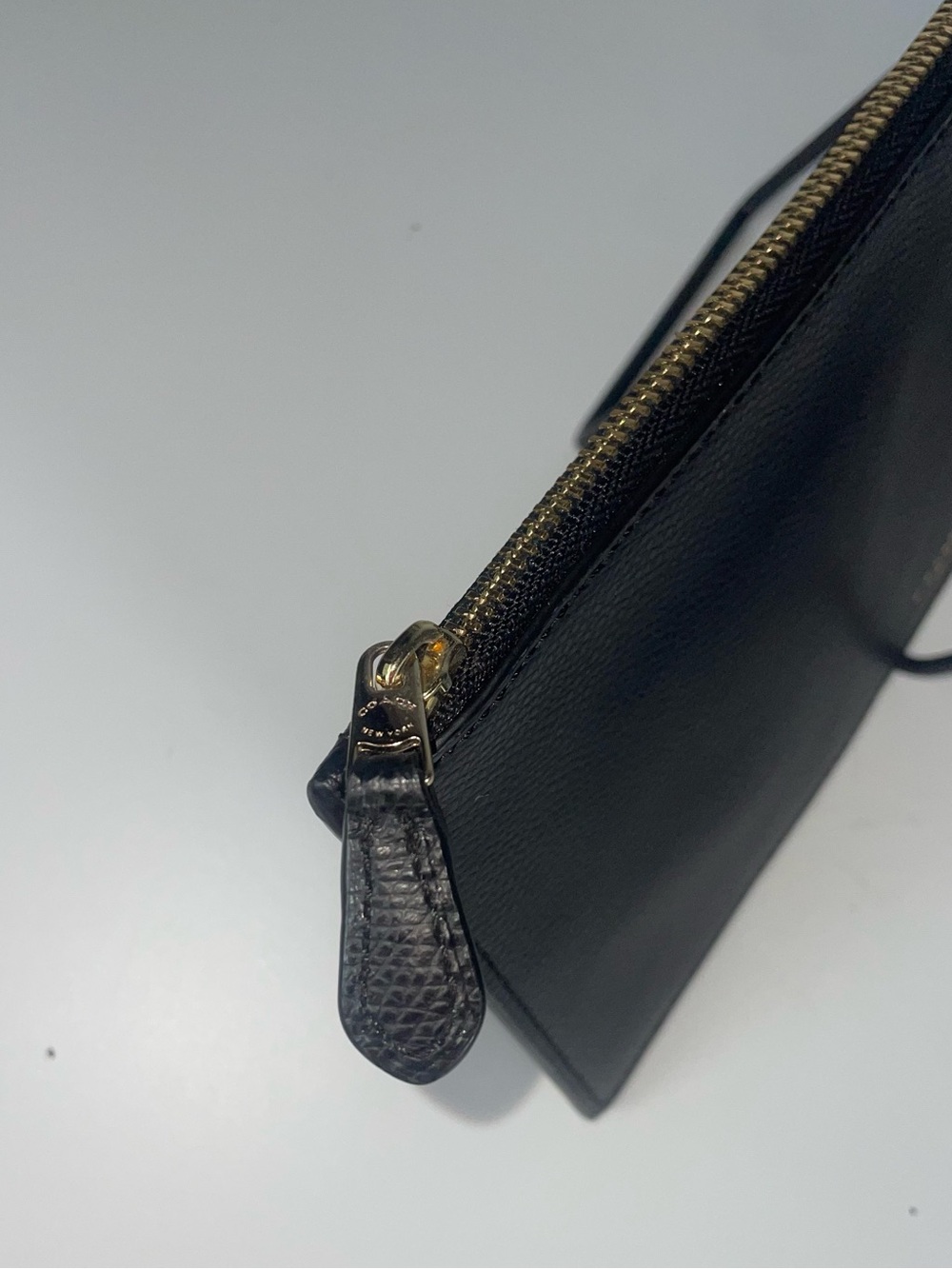 Coach Pebbled Leather Zipper Pouch - Picture 6 of 6